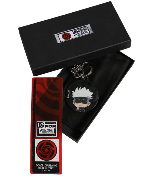 Black Kaisen Satoru Gojo Charm Metal Keychain Keyring