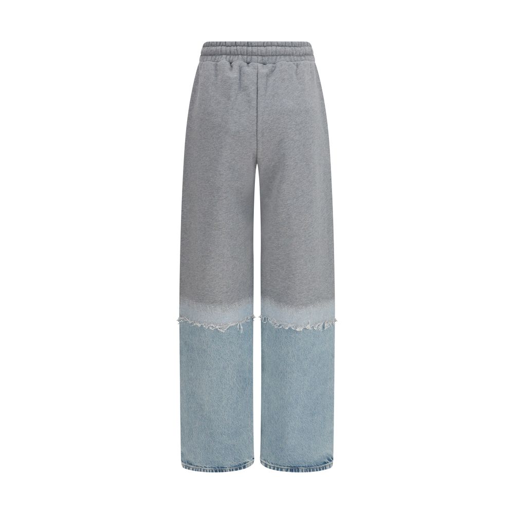 Multicolor Cotton Athletic Pants