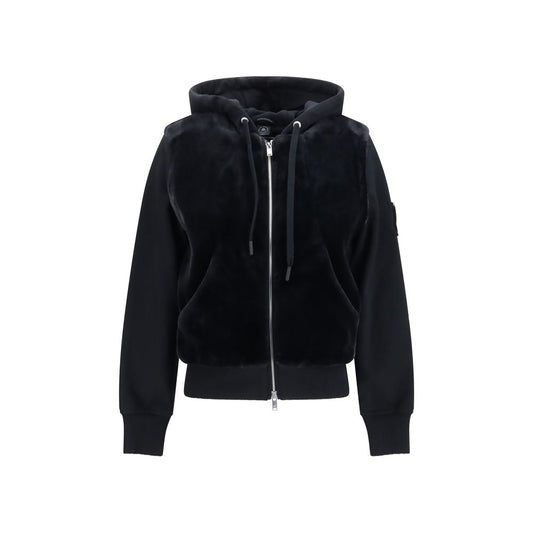 Black Cotton Sweatshirt