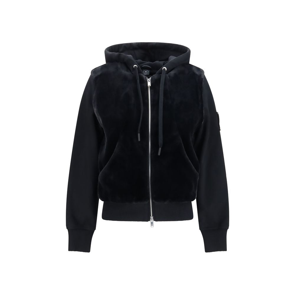 Black Cotton Sweatshirt