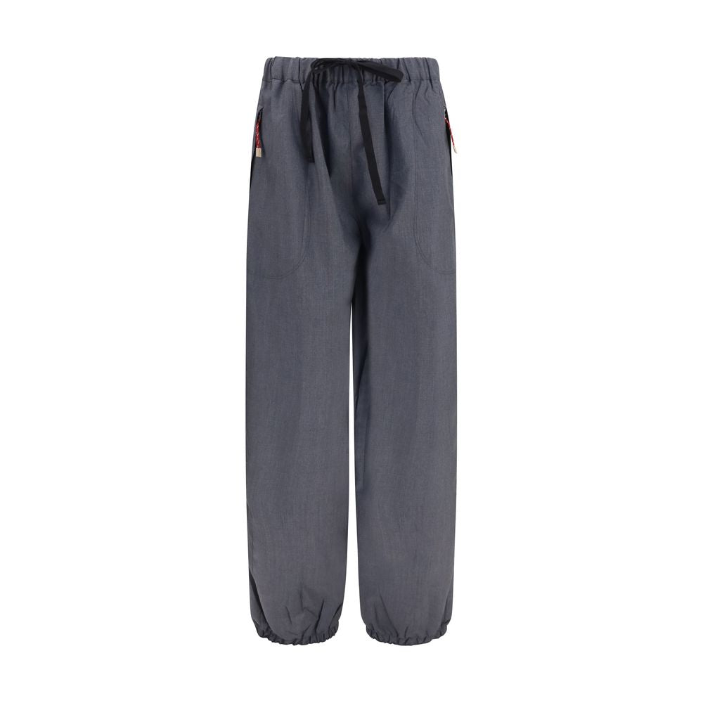 Gray Wool Oves Aries Casual Pants