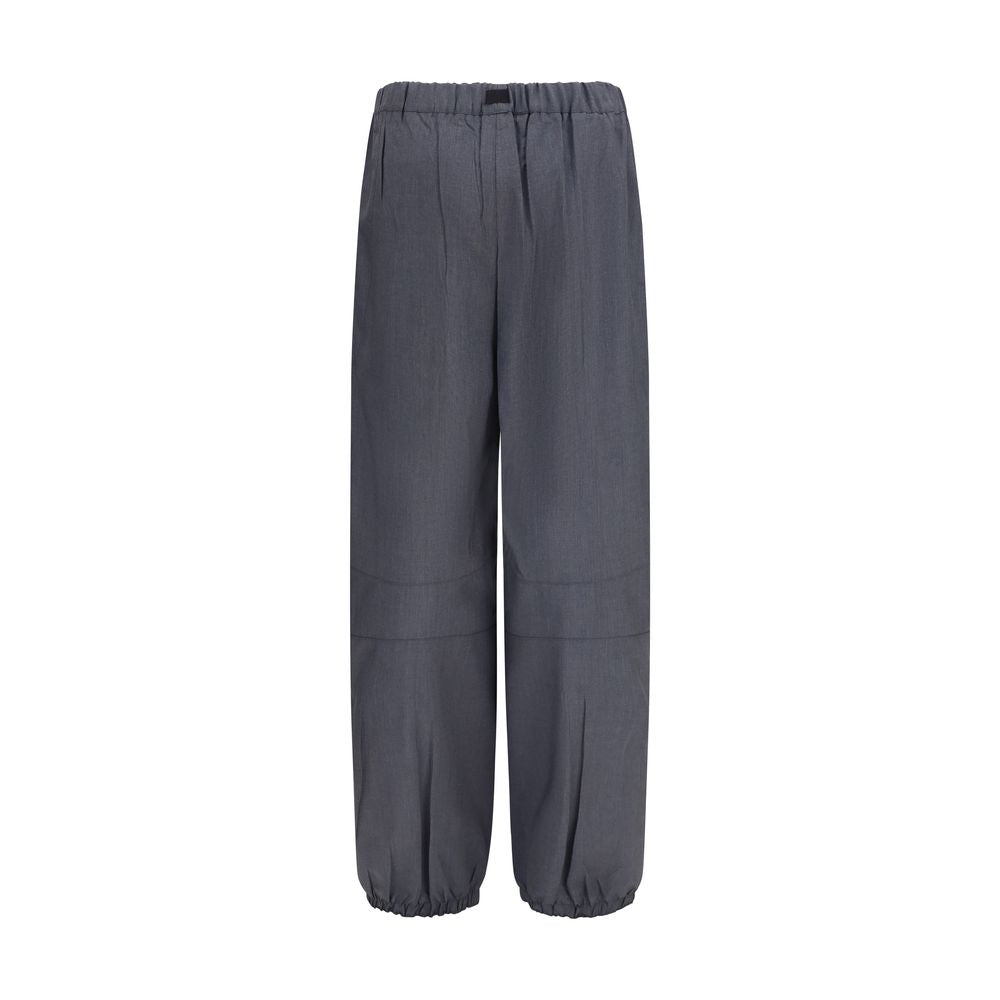 Gray Wool Oves Aries Casual Pants
