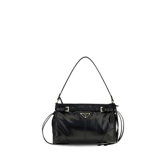 Black Calf Leather Bos Taurus Handbag