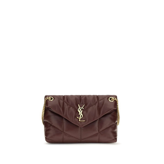 Bordeaux Lamb Leather Shoulder Bag