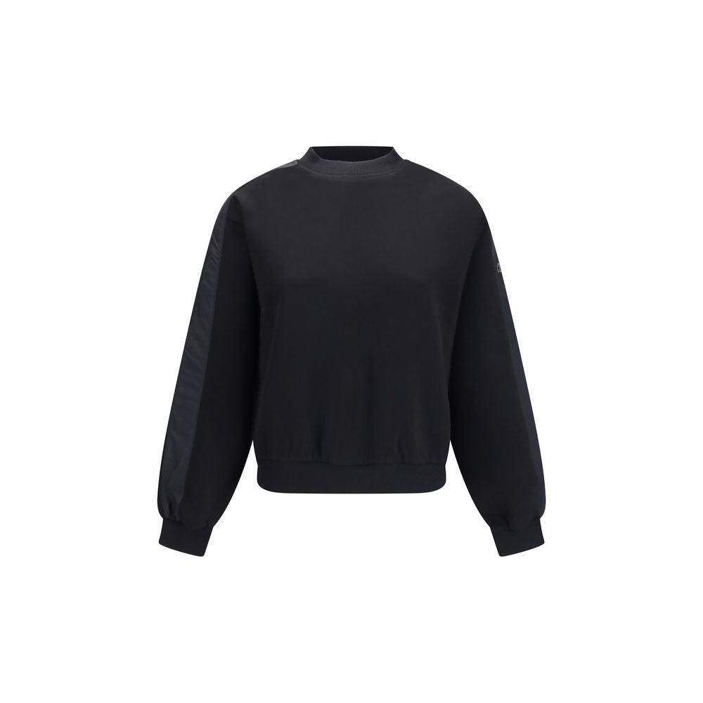 Black Cotton Sweatshirt