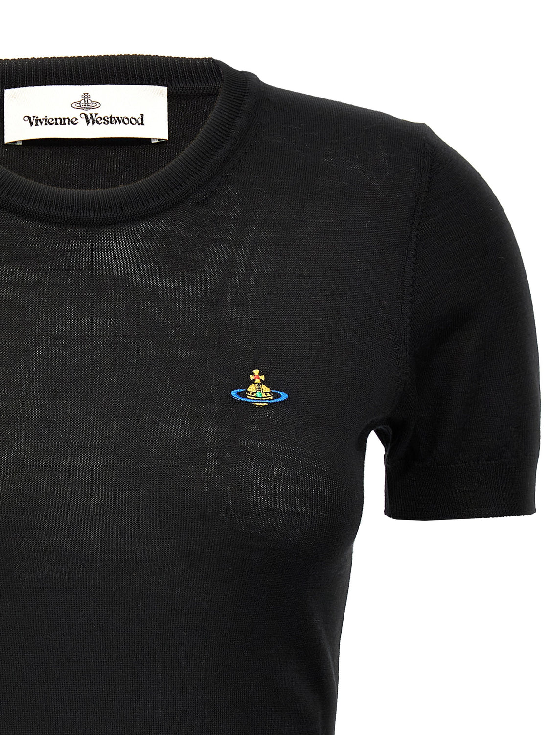Black Cotton T-Shirt