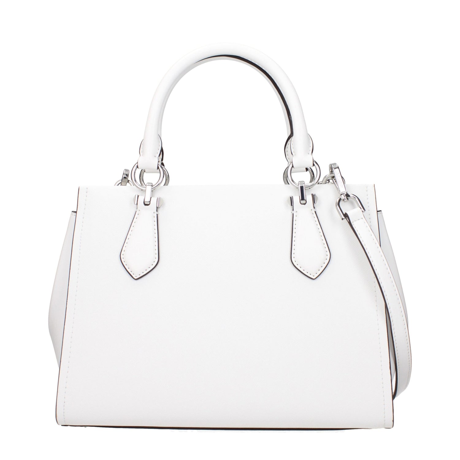 White Leather Handbag