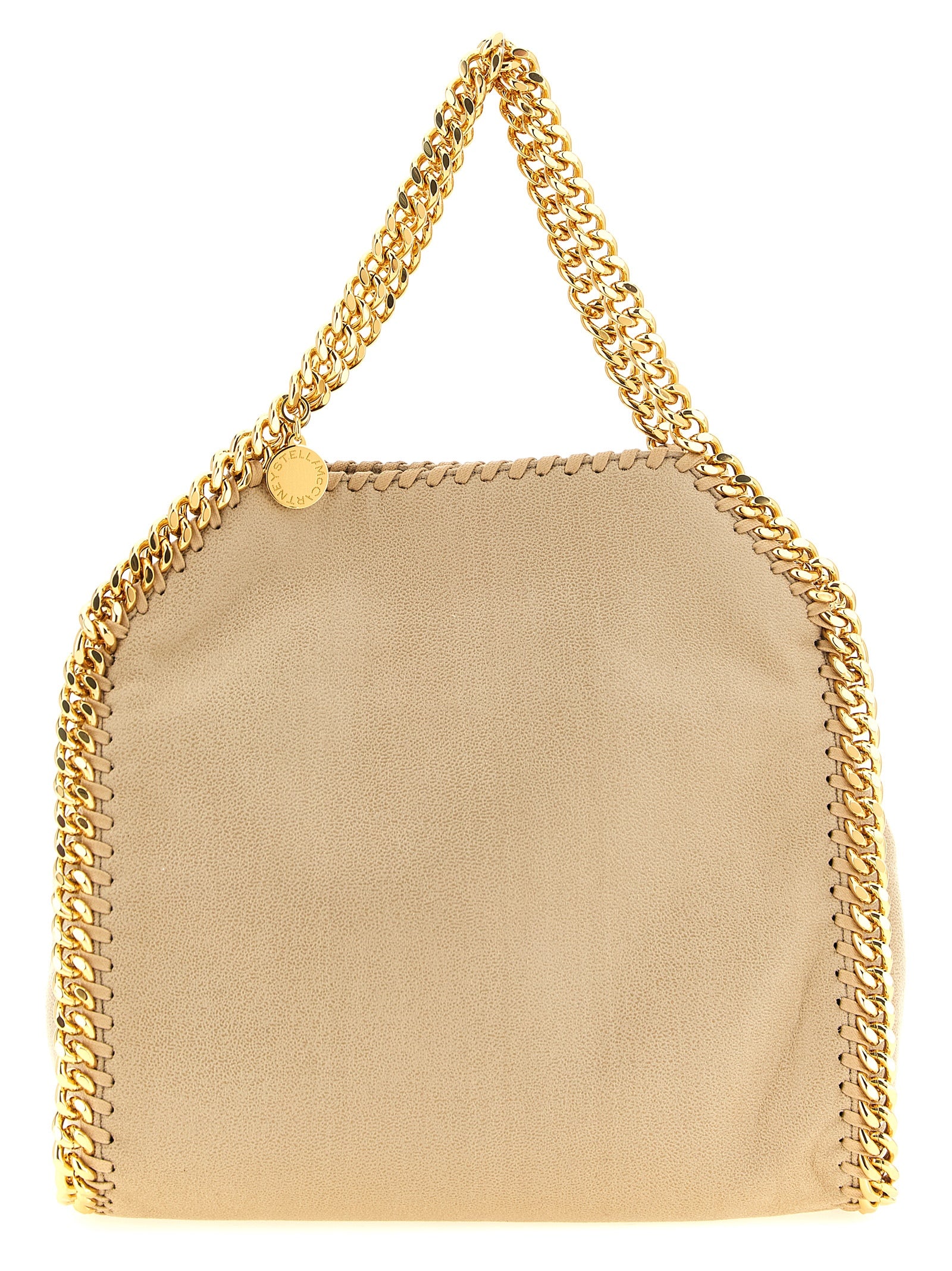 Beige Polyester Shoulder Bag