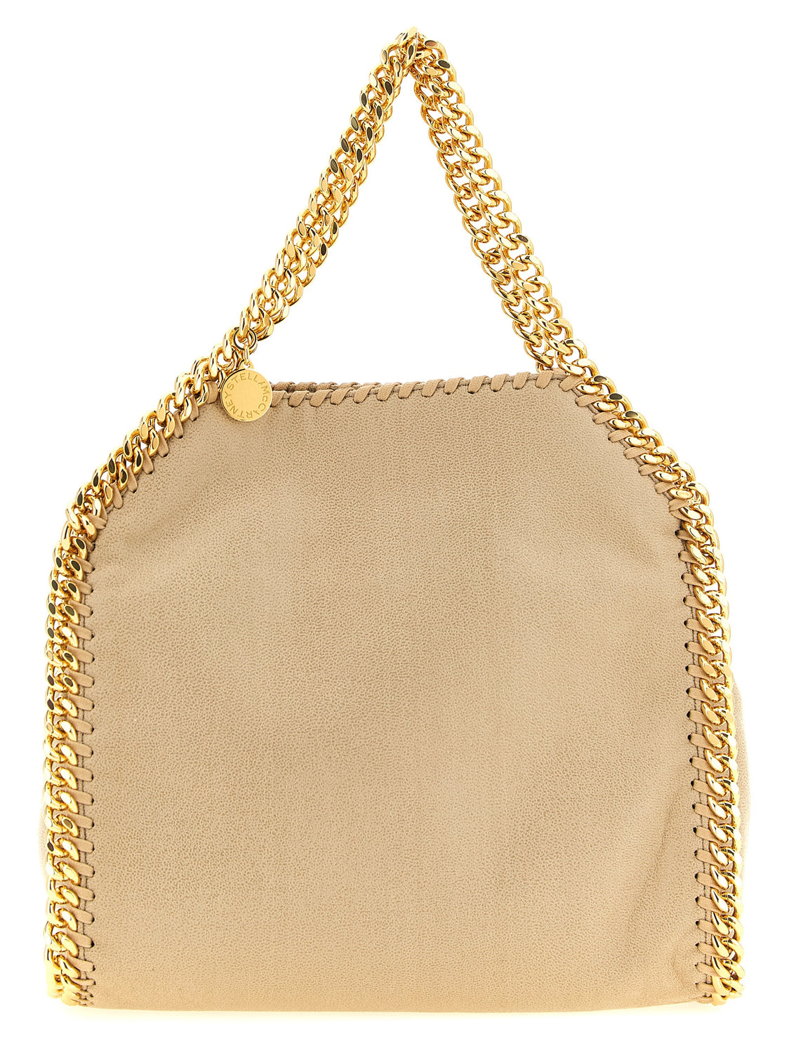 Beige Polyester Shoulder Bag