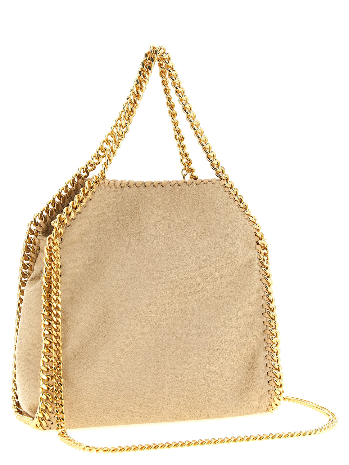 Beige Polyester Shoulder Bag