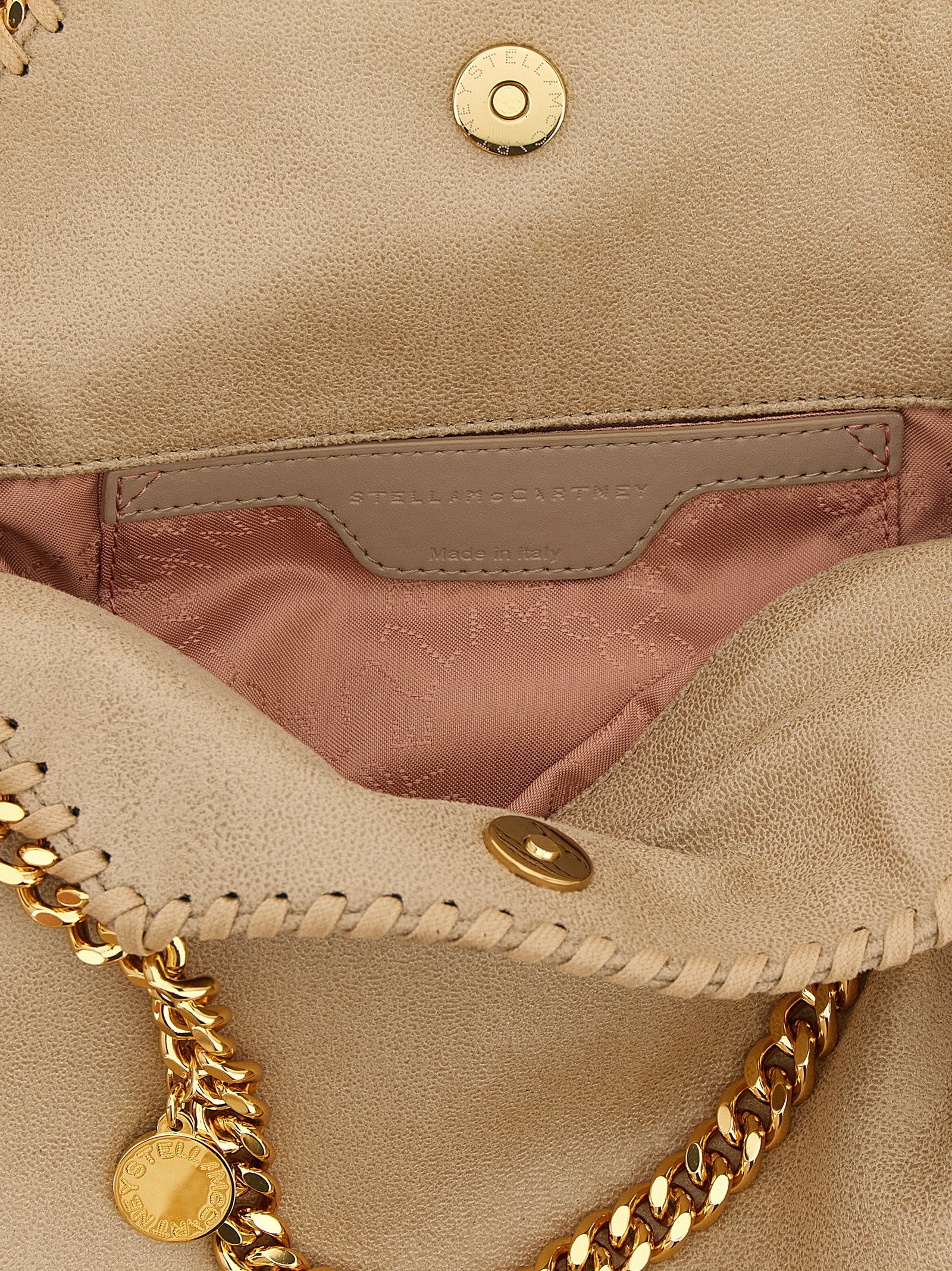 Beige Polyester Shoulder Bag