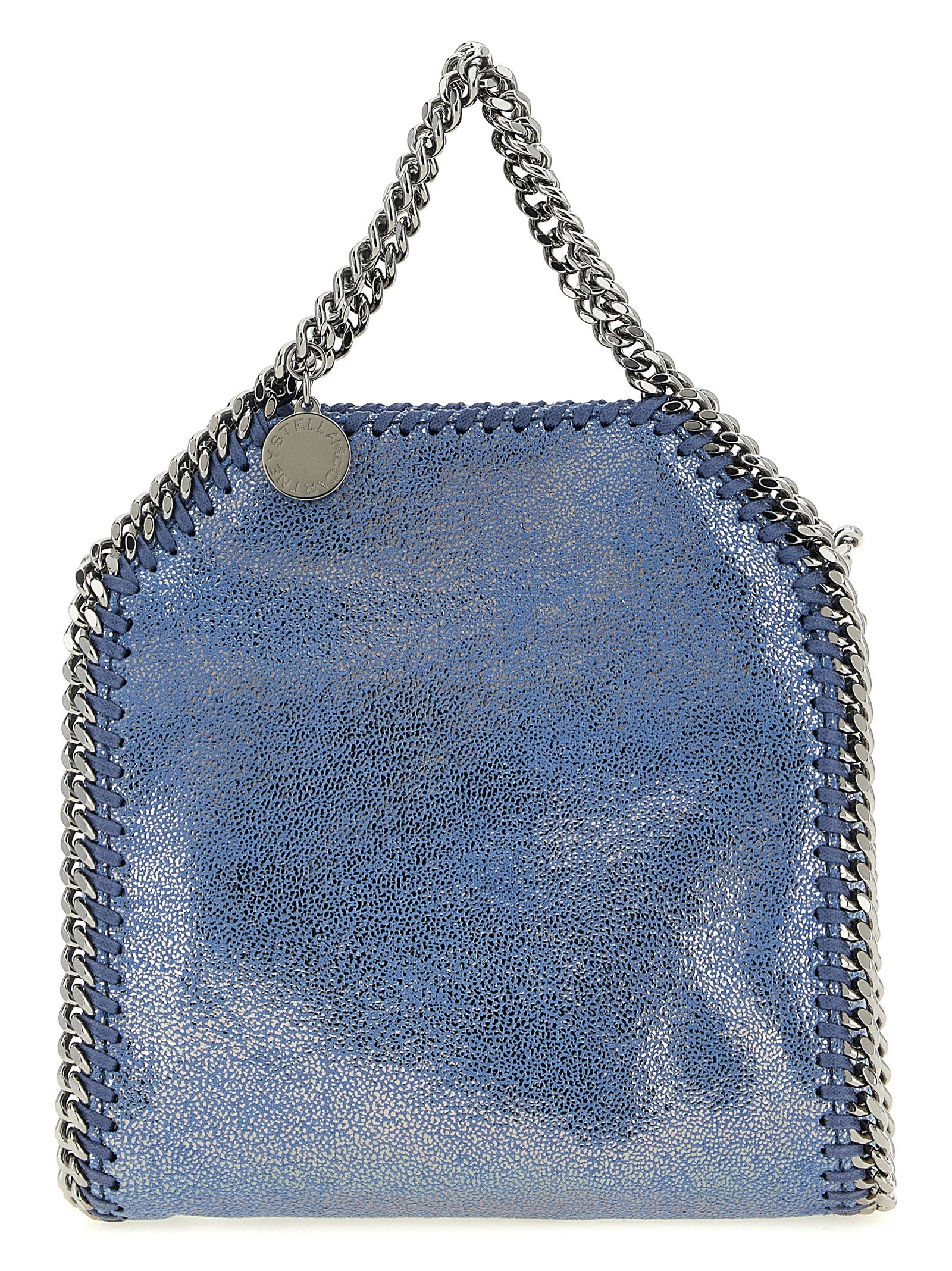 Blue Polyester Handbag