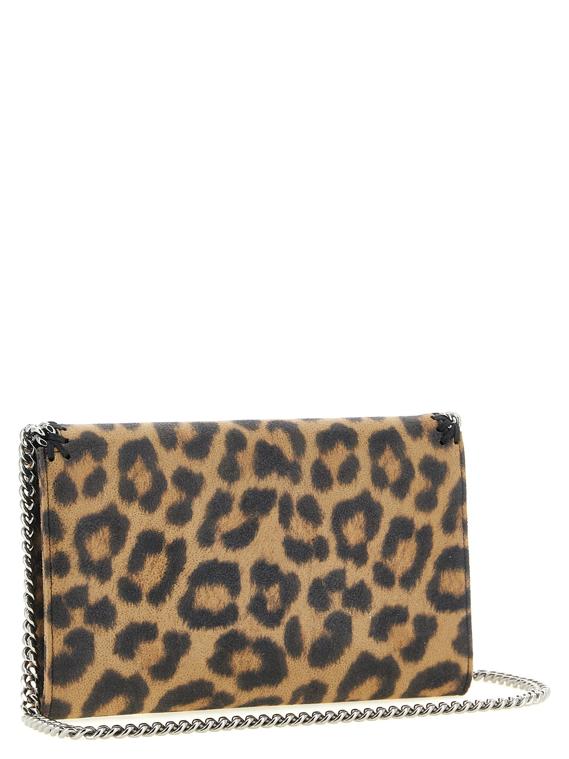 Brown Polyester Clutch Bag