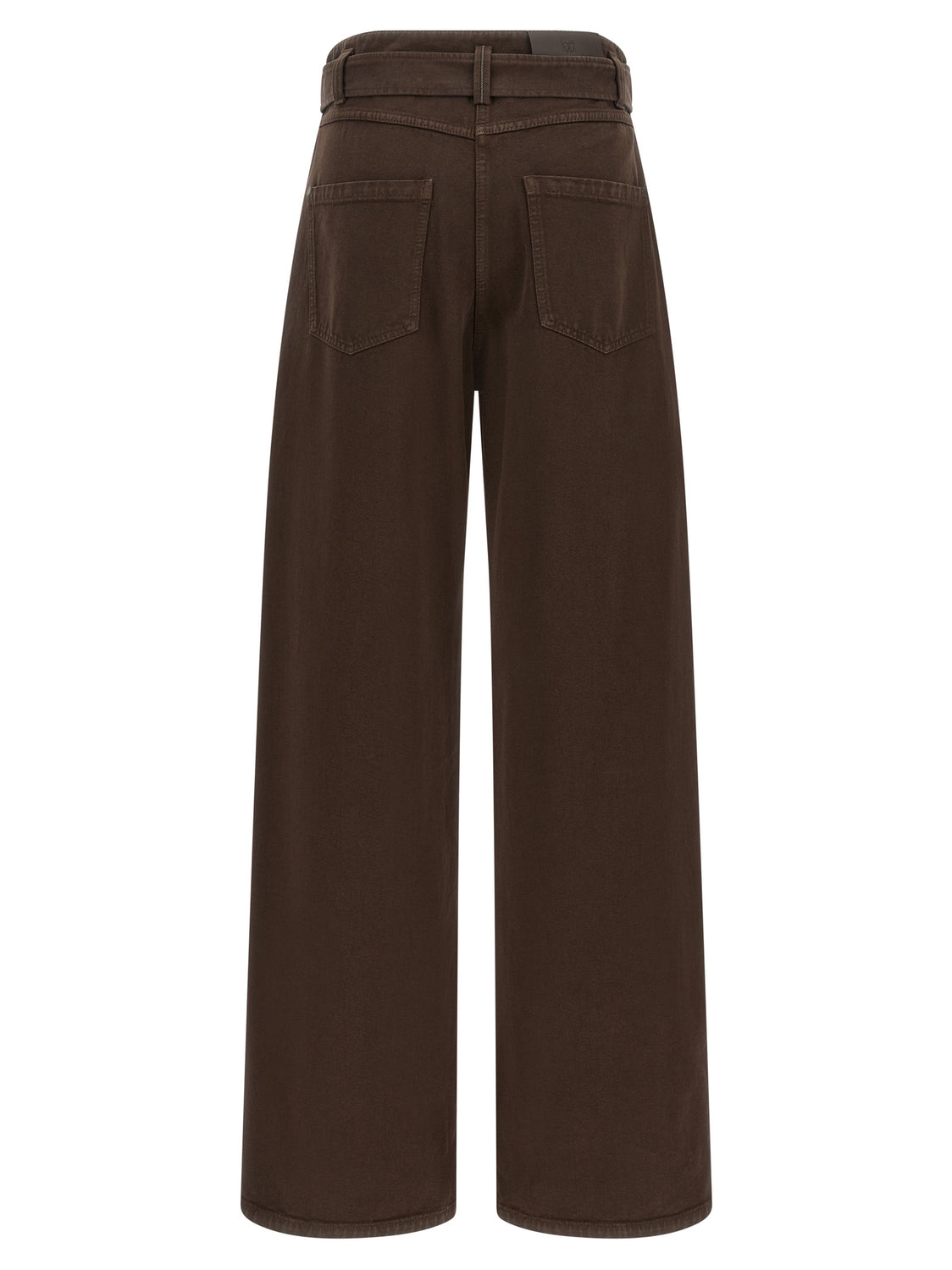 Brown Cotton Jeans Denim