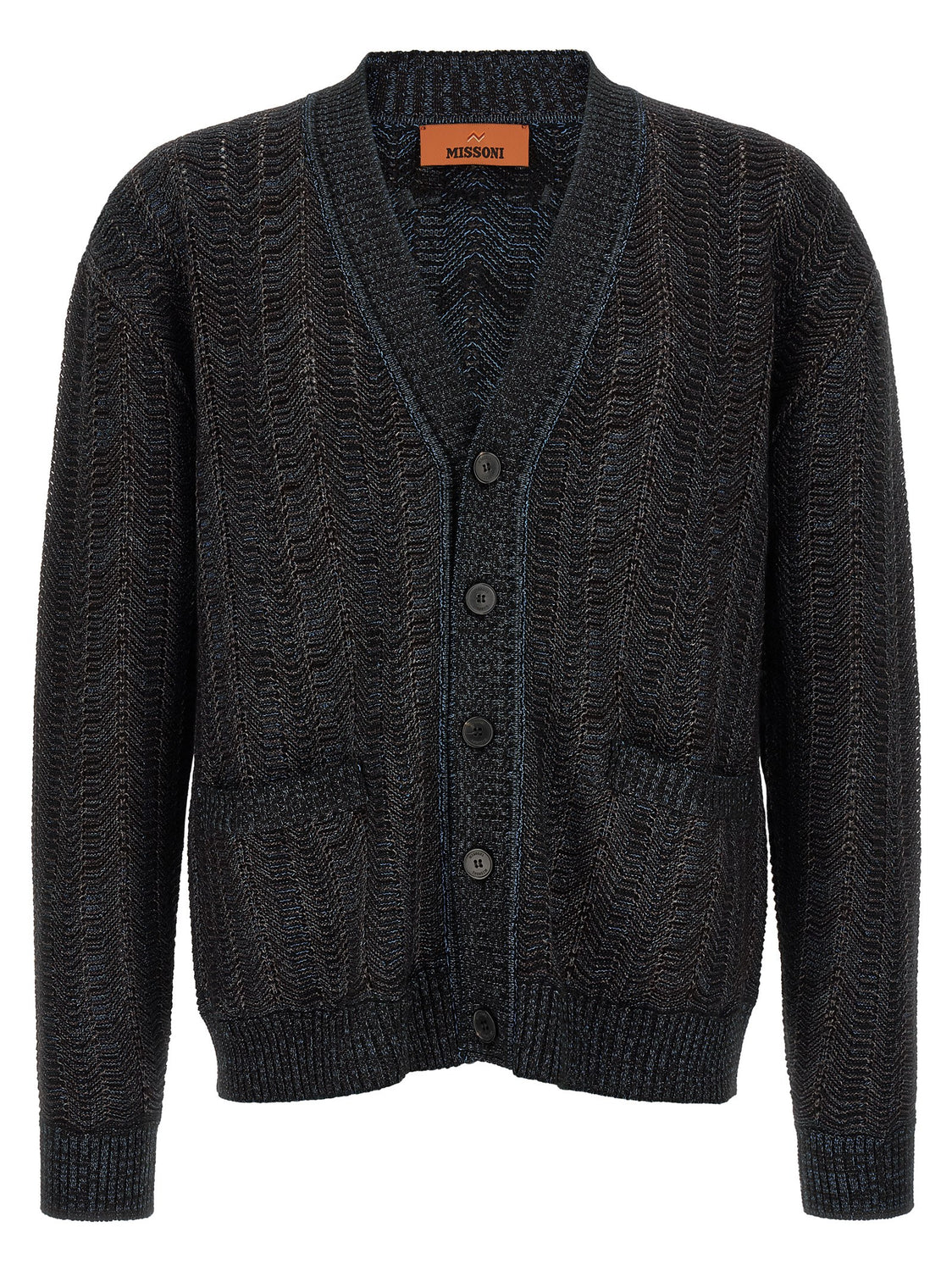 Blue Viscose Cardigan
