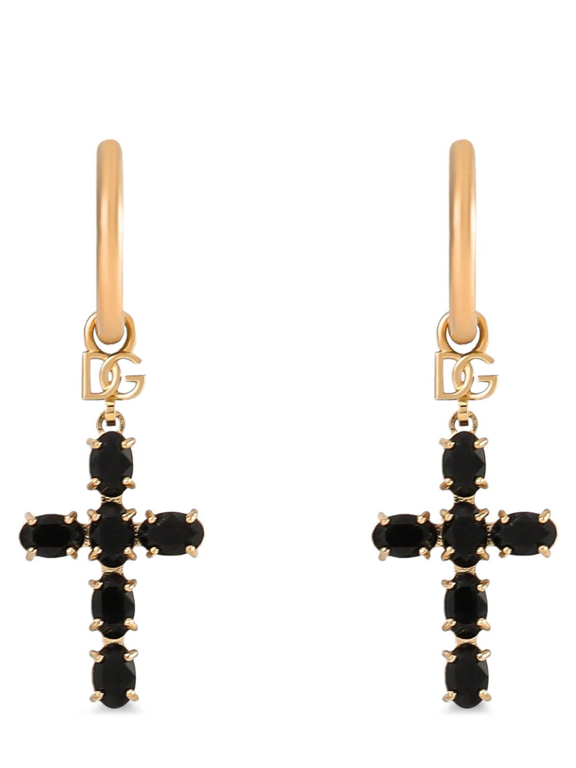 Black Brass Earrings