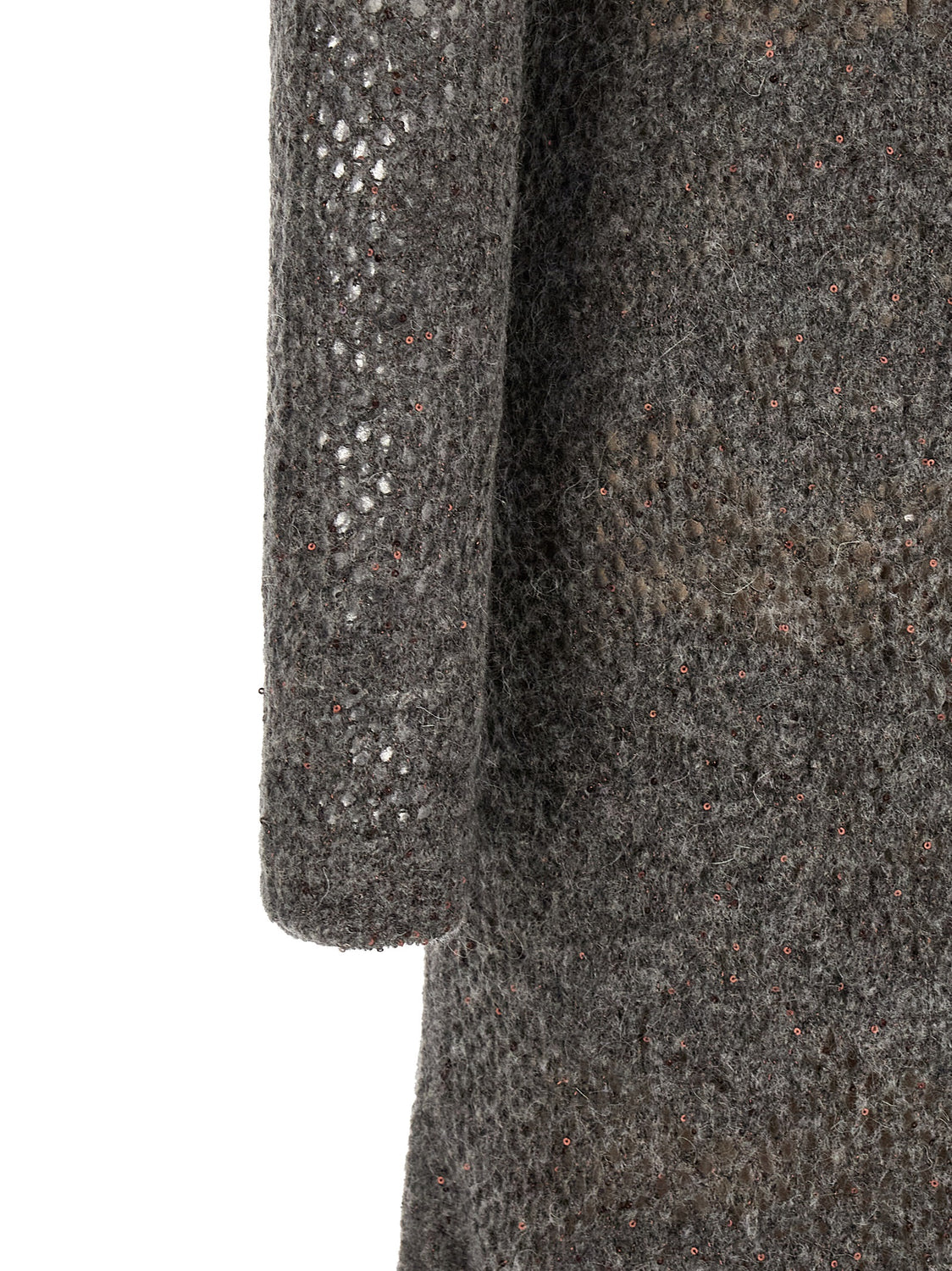 Gray Nylon Casual Dress
