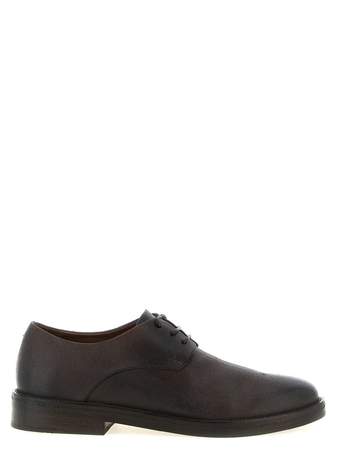 Brown Calfskin Oxfords And Derbies