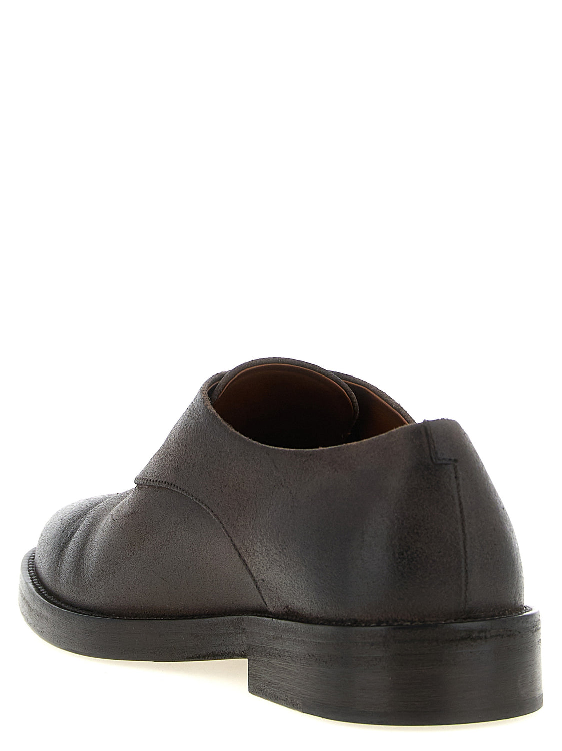 Brown Calfskin Oxfords And Derbies