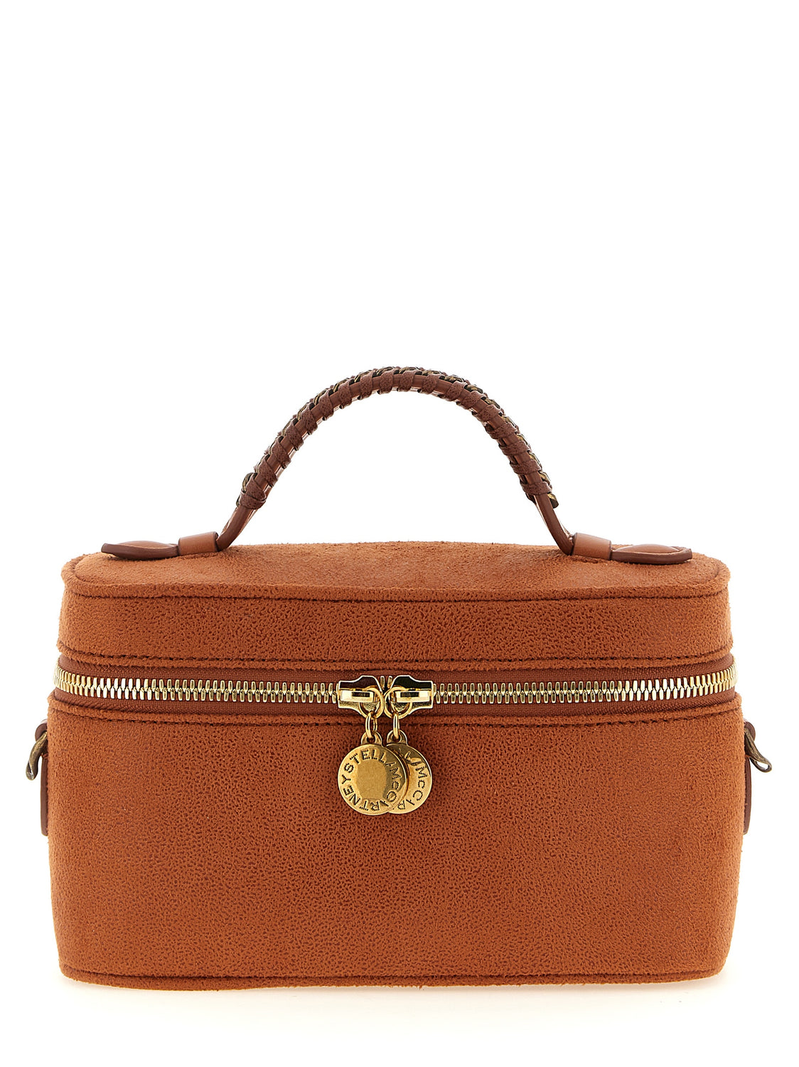 Orange Polyester Crossbody Bag