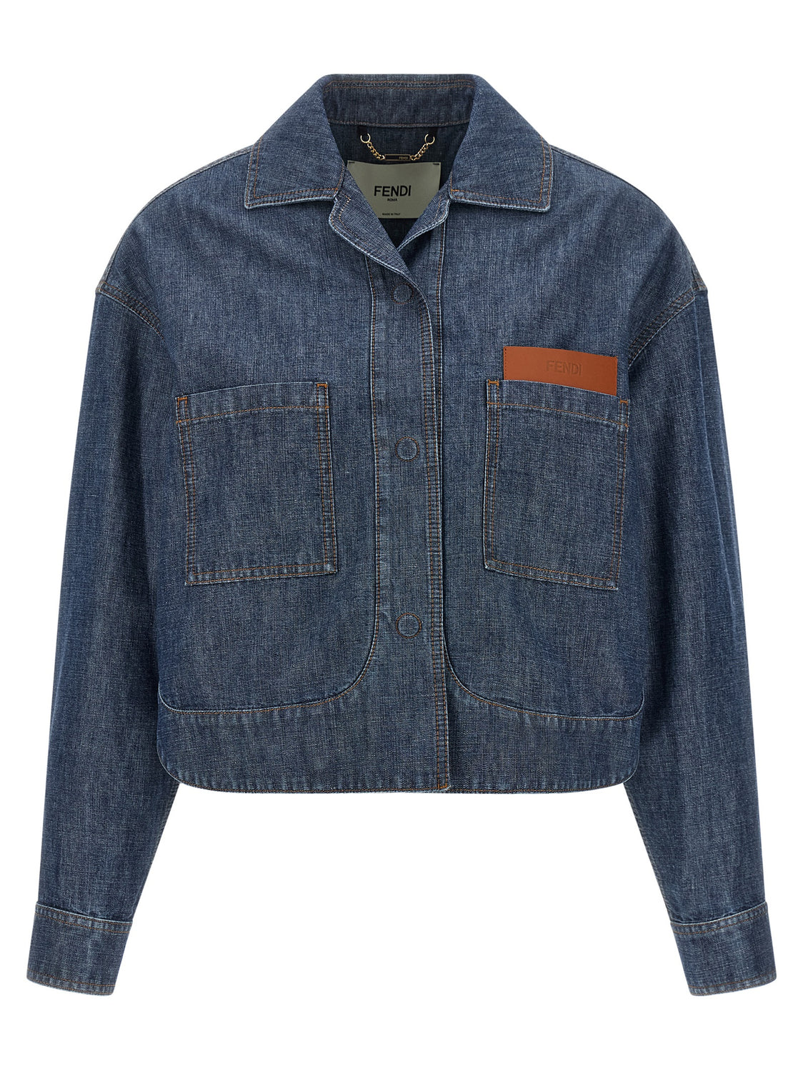 Blue Cotton Denim Jacket