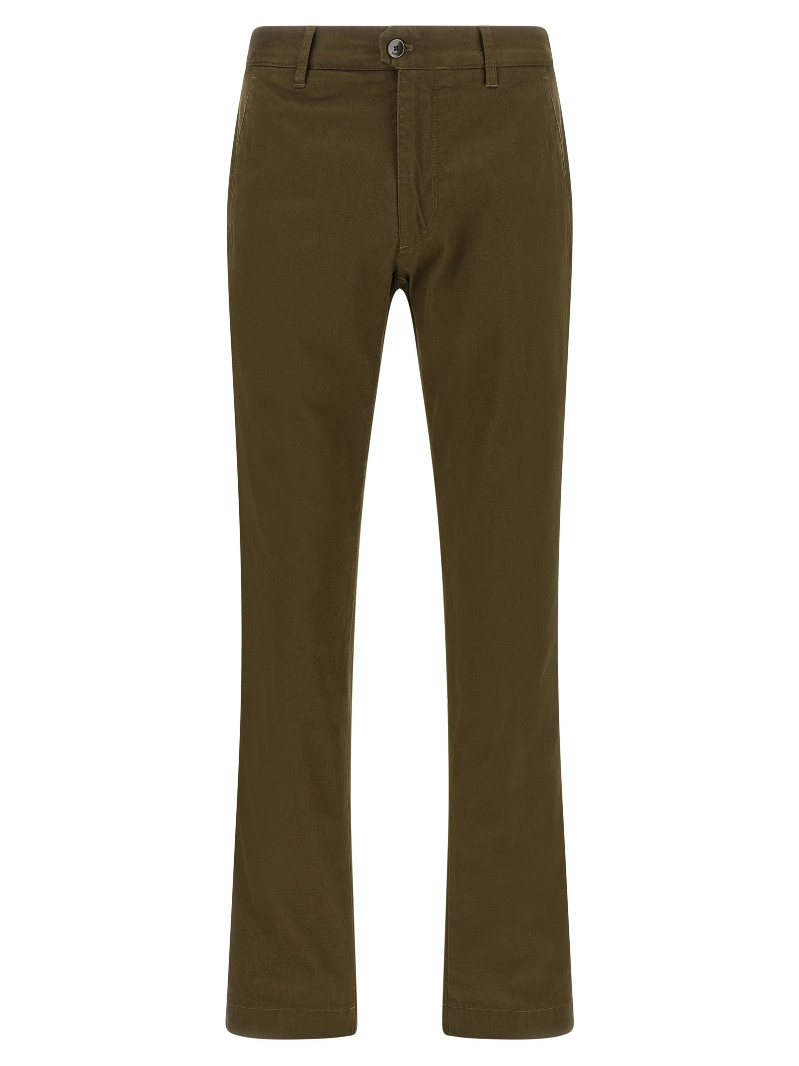 Bicolor Cotton Casual Pants