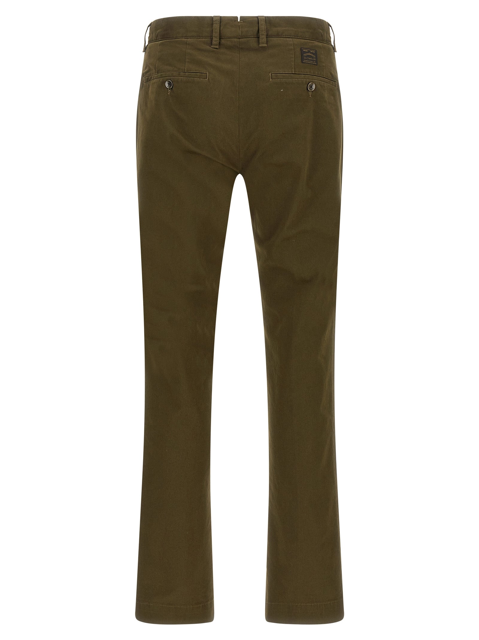 Bicolor Cotton Casual Pants