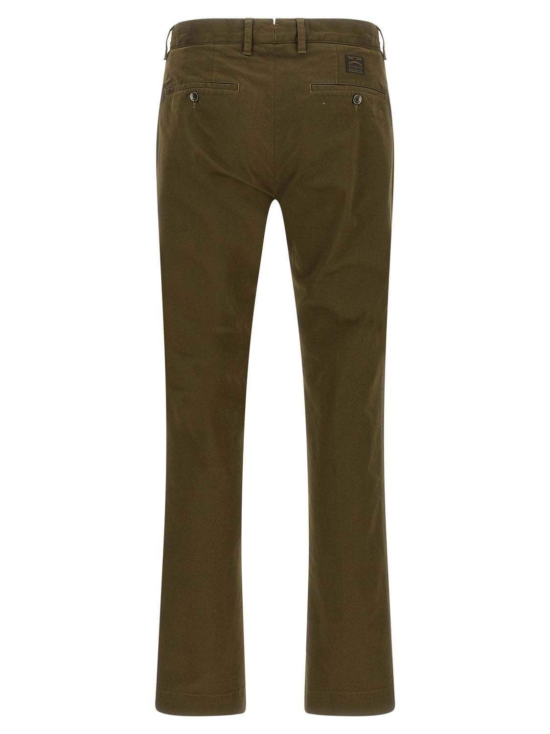 Bicolor Cotton Casual Pants