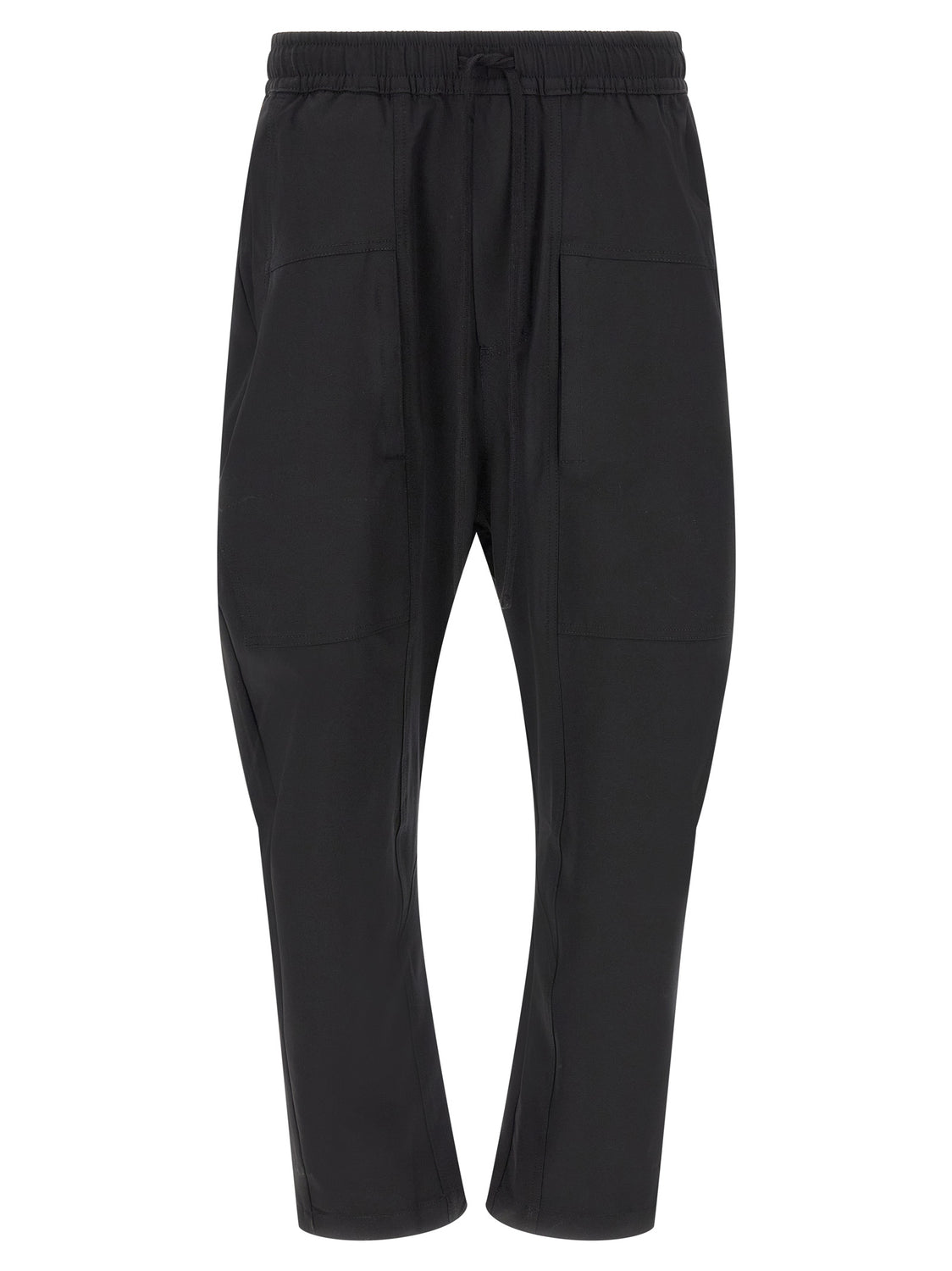 Black Polyamide Athletic Pants