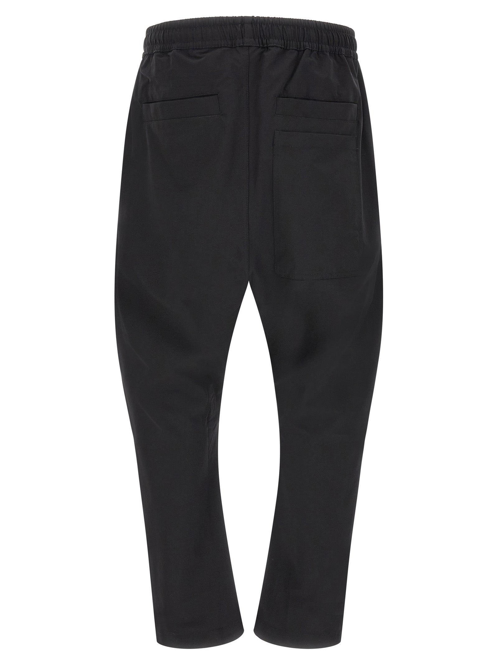 Black Polyamide Athletic Pants