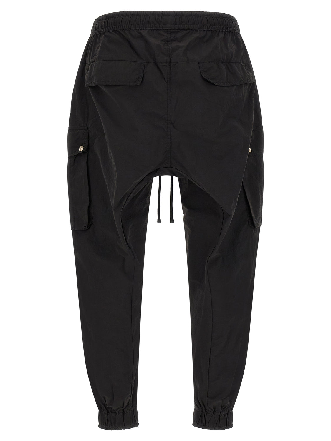 Black Polyamide Cargo Pants