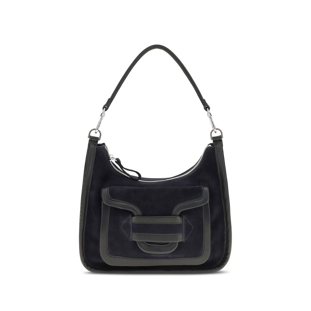 Black Calf Leather Bos Taurus Shoulder Bag