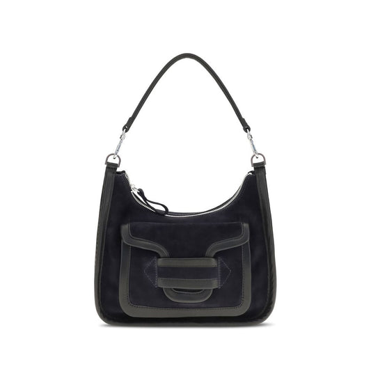 Black Calf Leather Bos Taurus Shoulder Bag