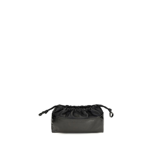 Black Calf Leather Bos Taurus Clutch Bag