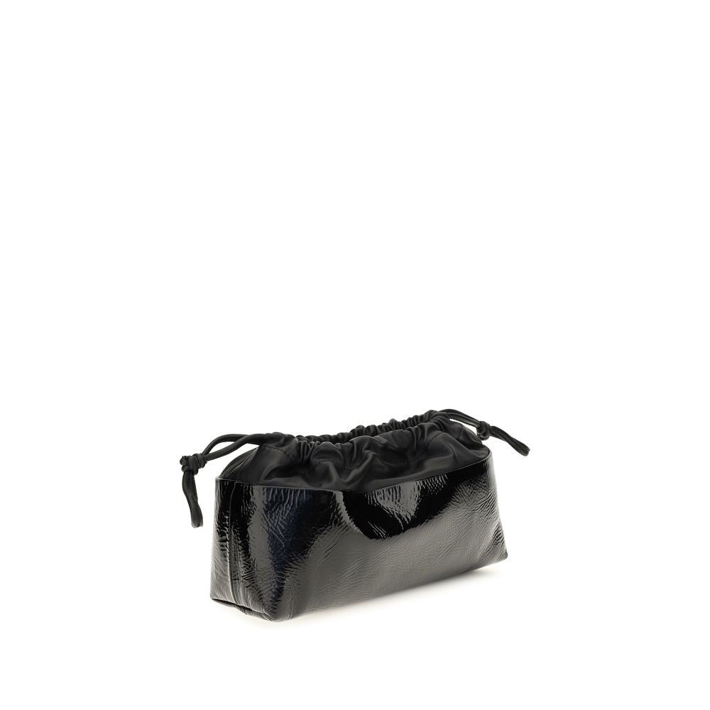 Black Calf Leather Bos Taurus Clutch Bag