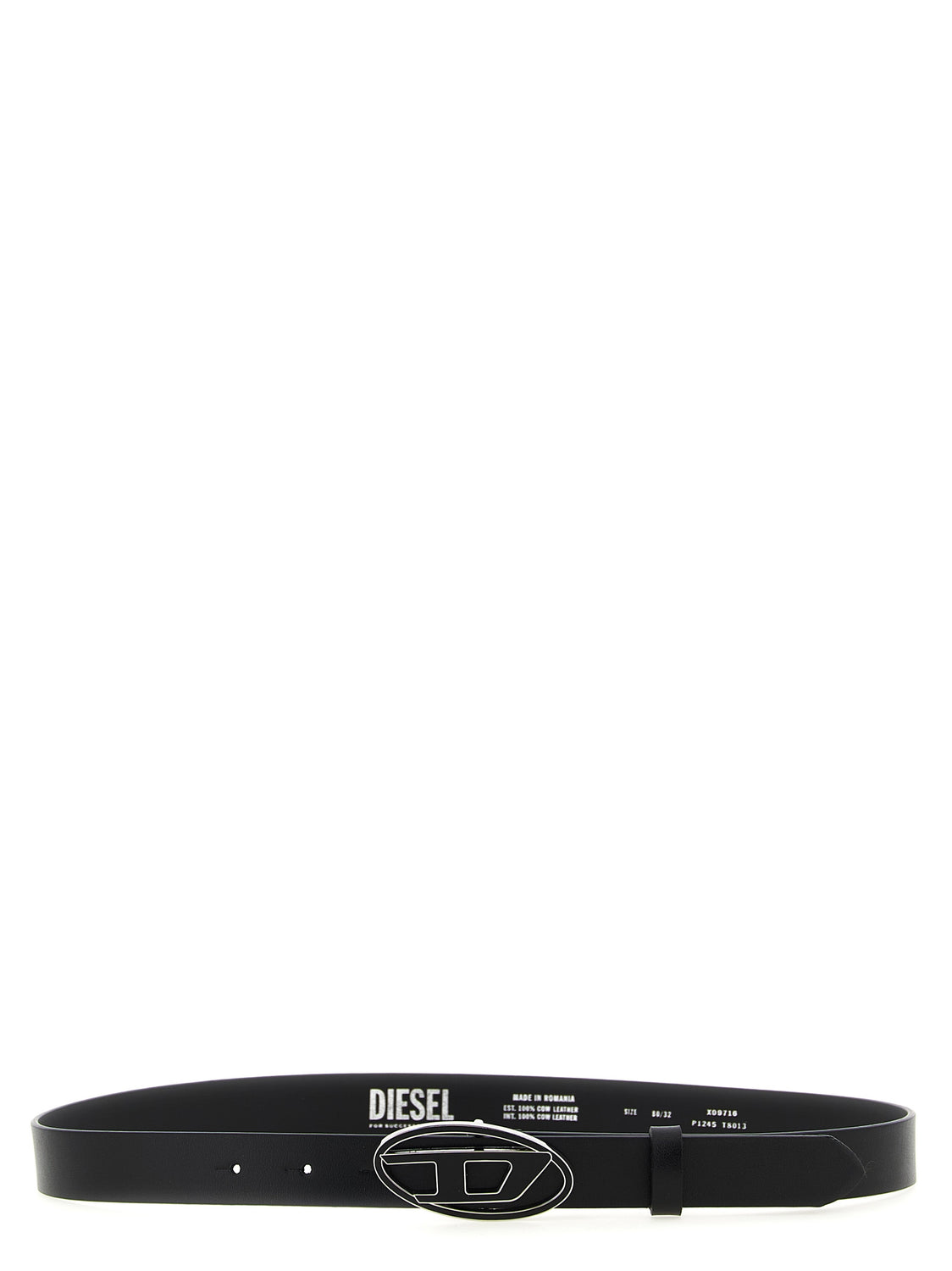 Black Other Fibres Regular Belt