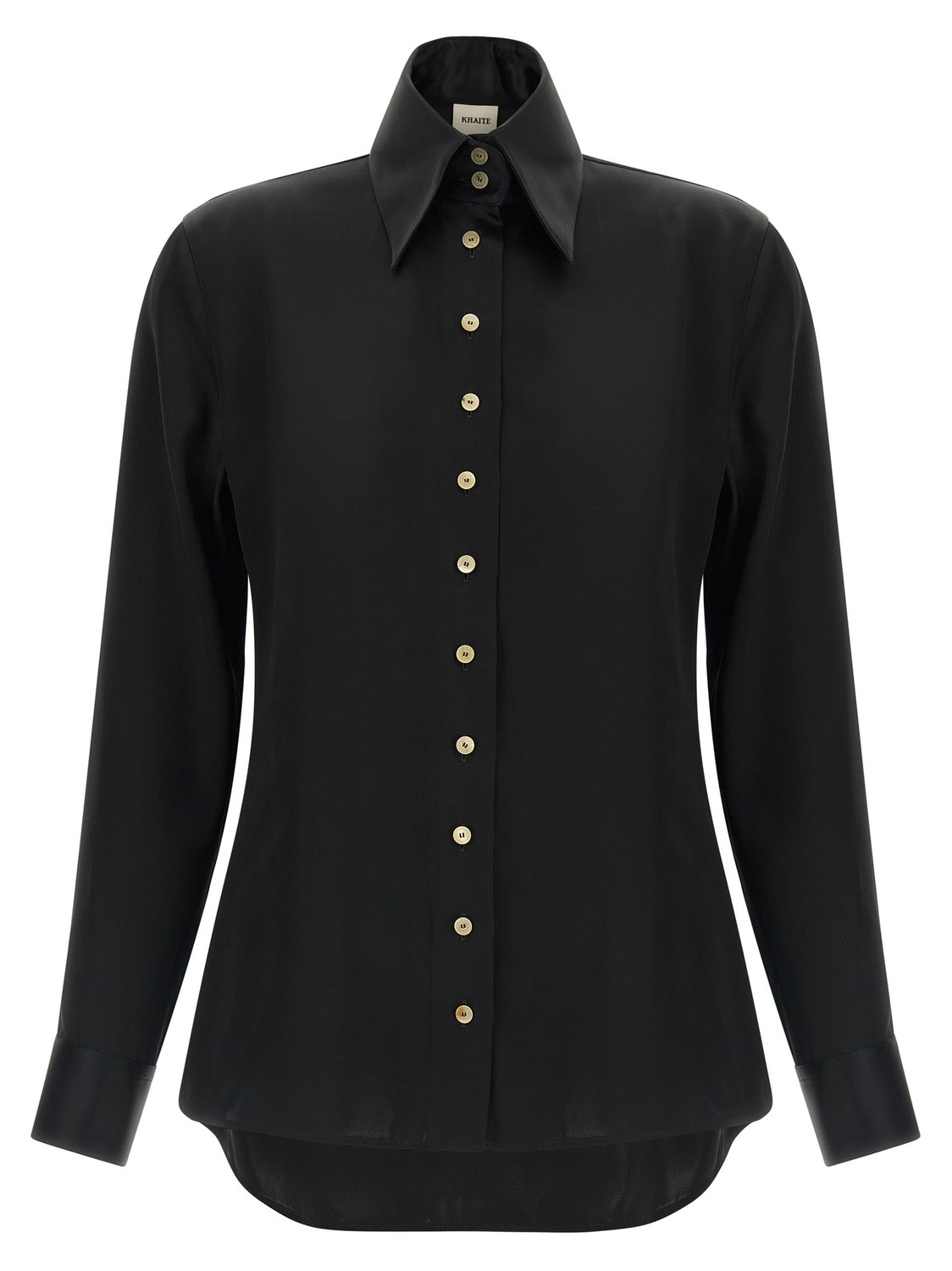 Black Acetate Blouse