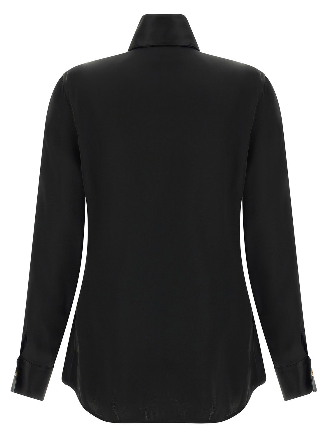Black Acetate Blouse
