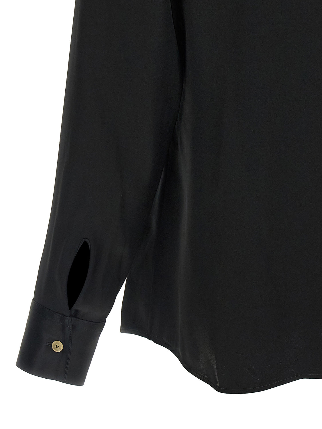 Black Acetate Blouse