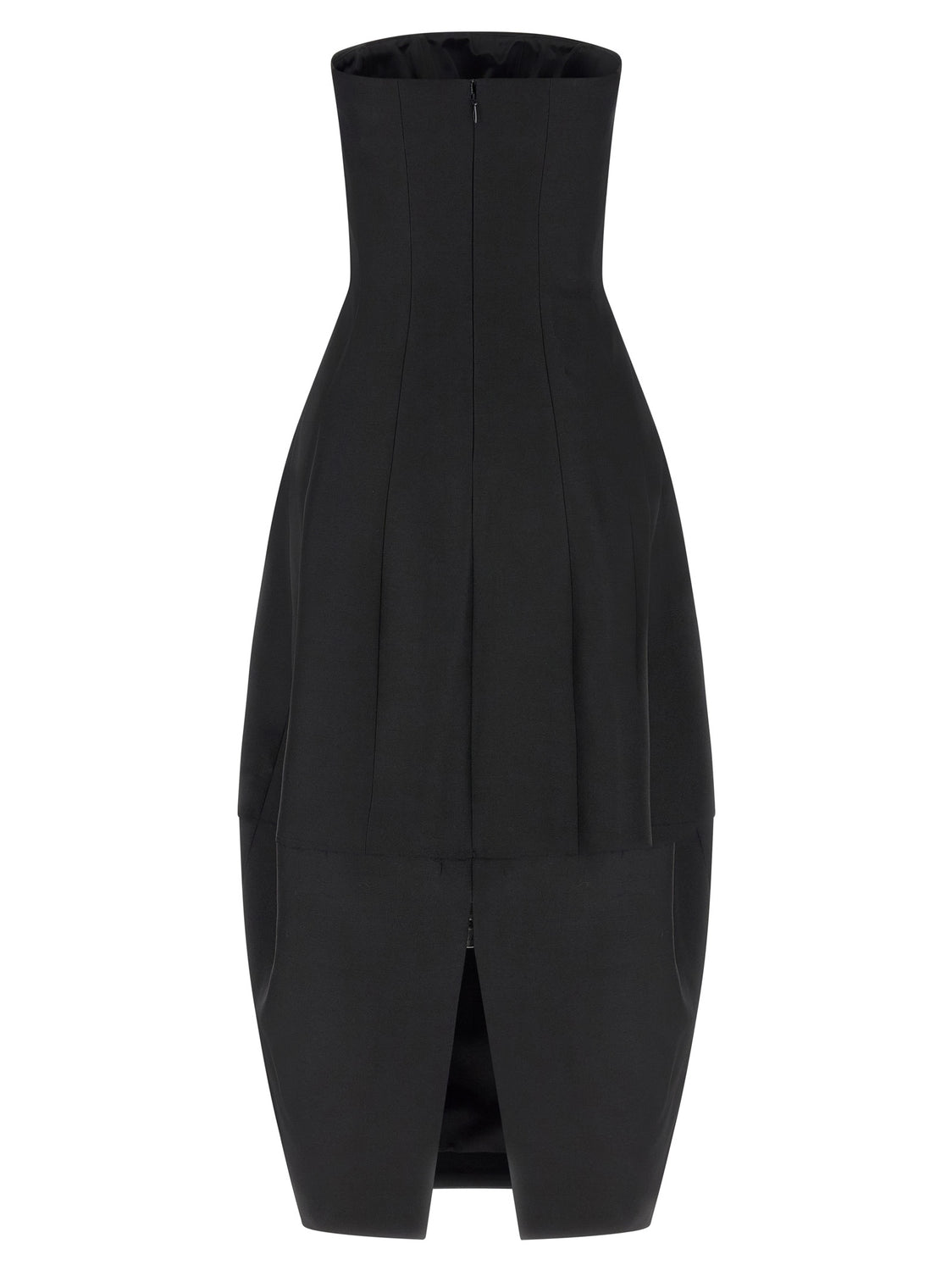 Black Wool Long Dress