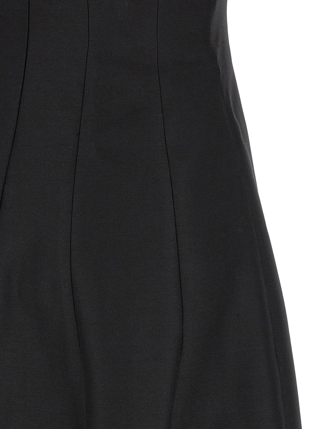 Black Wool Long Dress