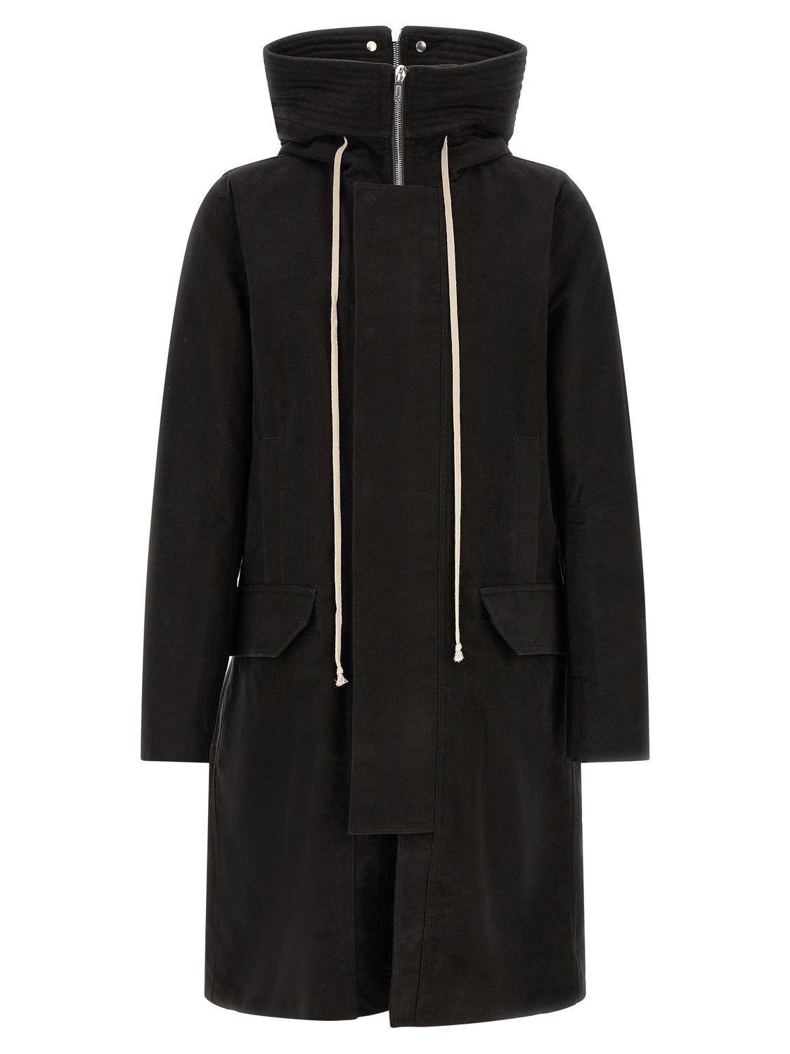 Black Cotton Parka