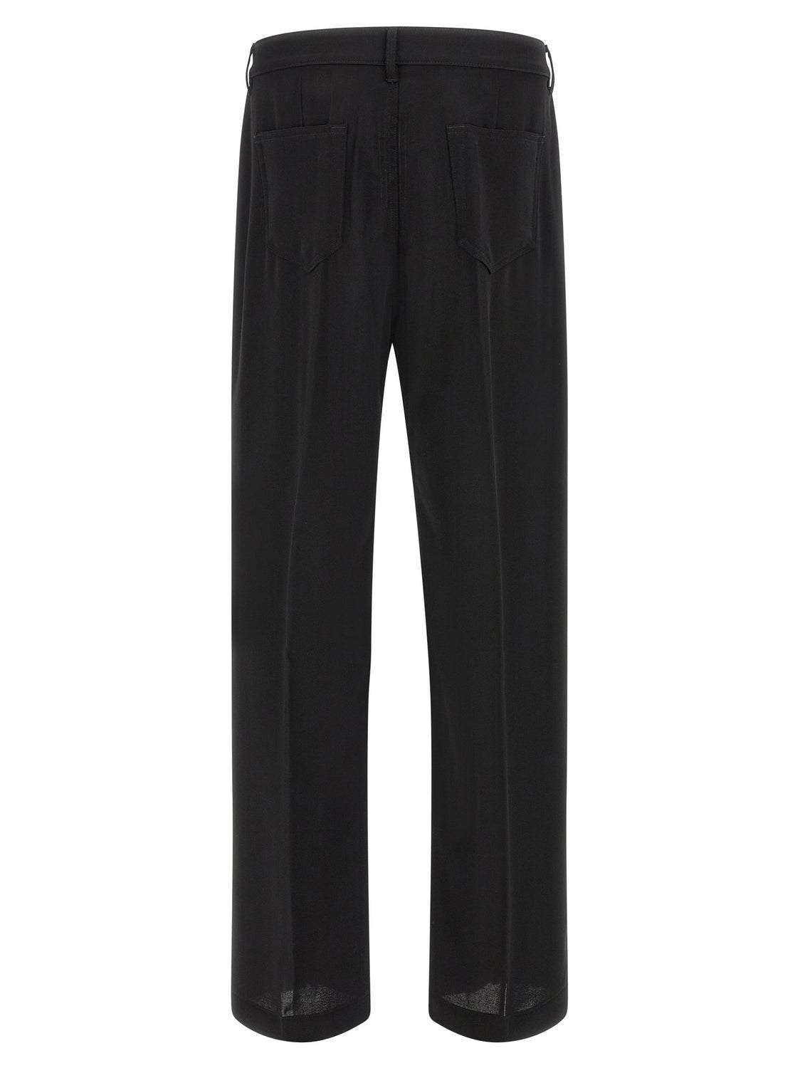 Black Cotton Relaxed Fit Jeans