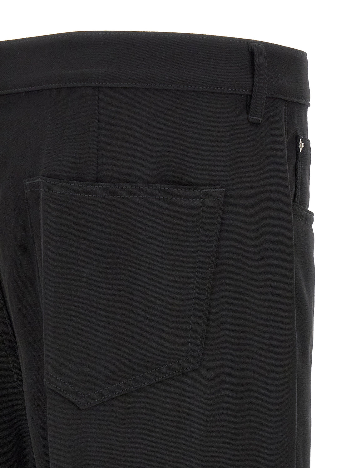 Black Cotton Relaxed Fit Jeans