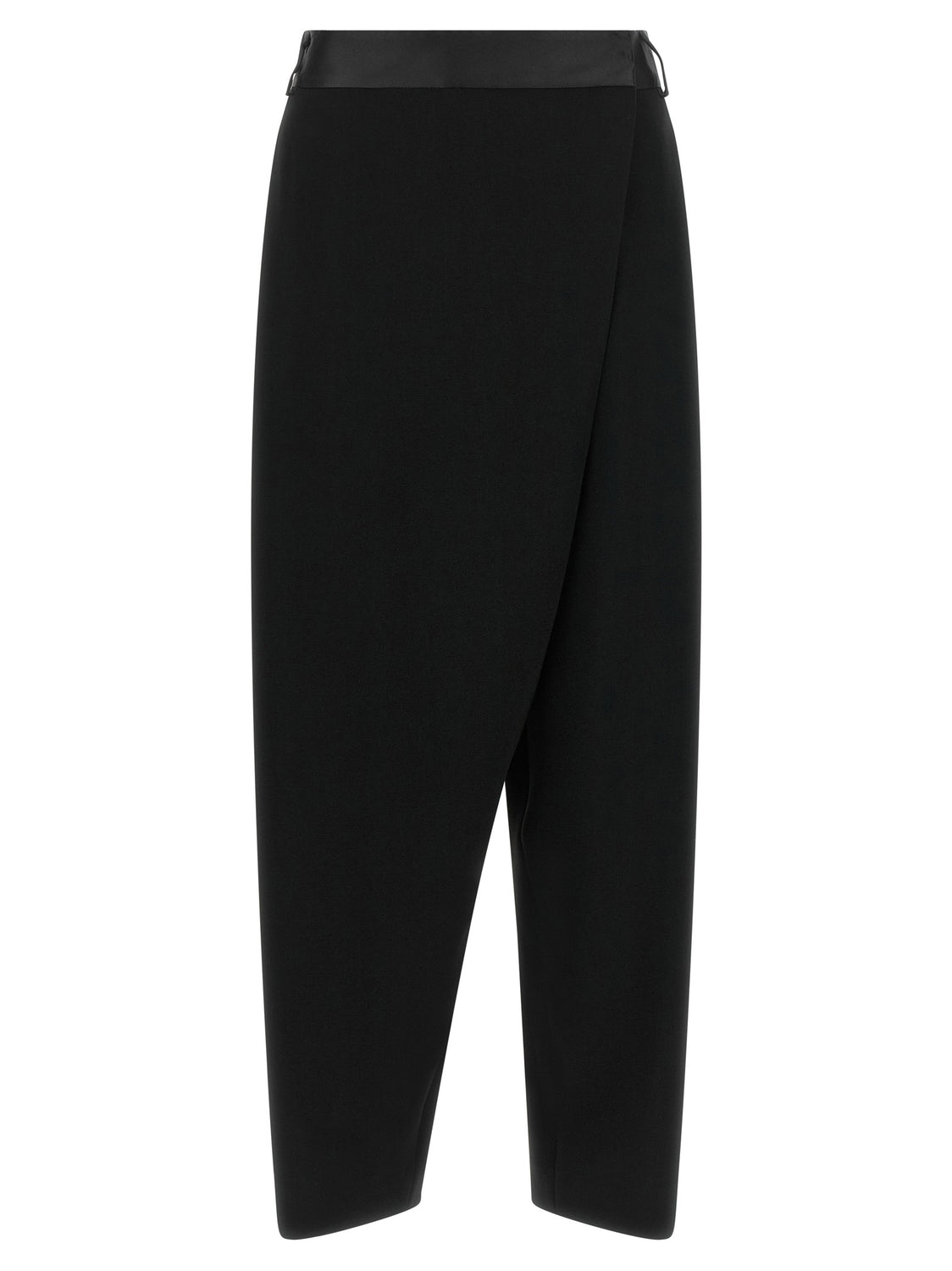 Black Triacetate Dress Pants