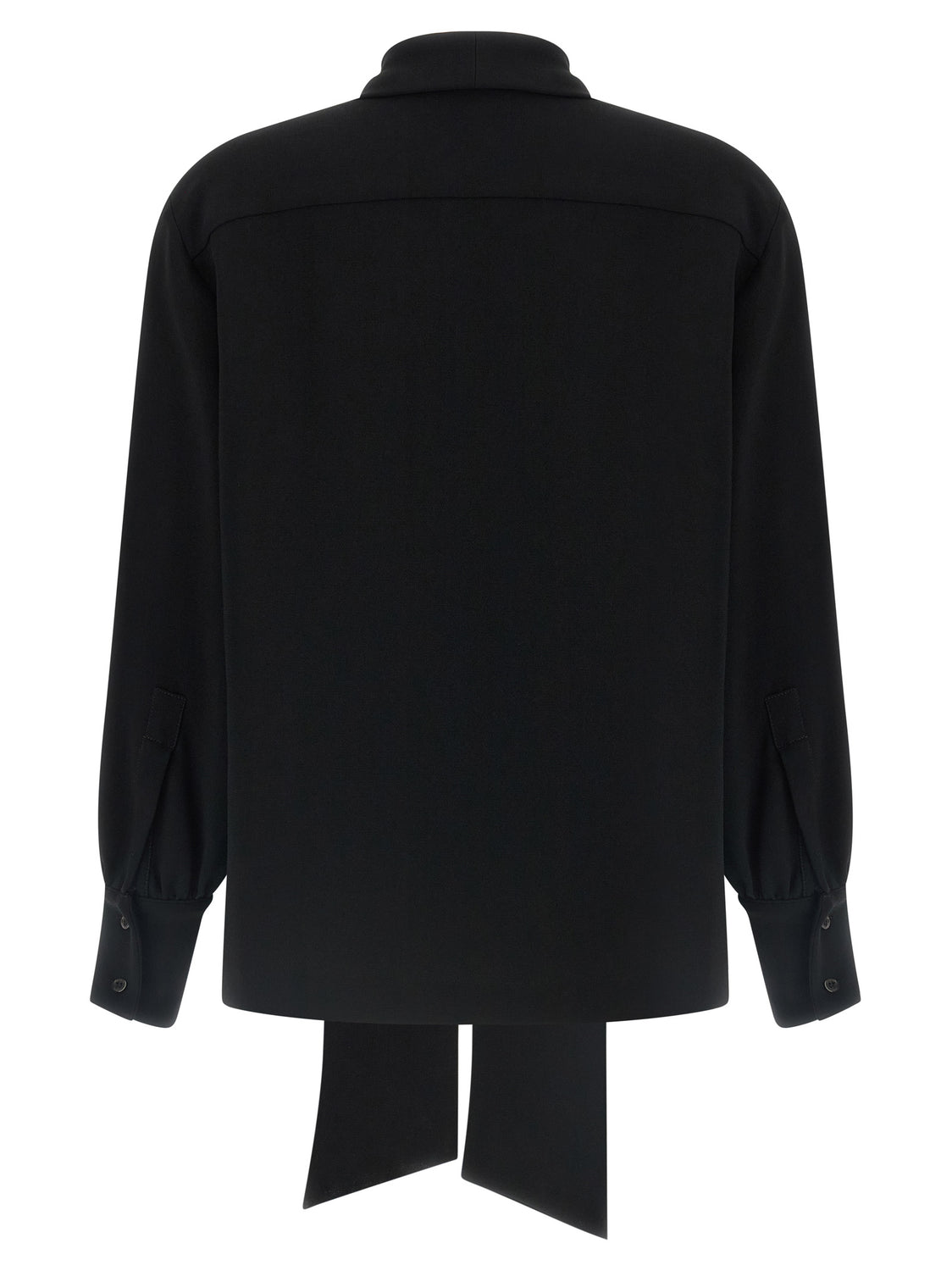 Black Triacetate Blouse