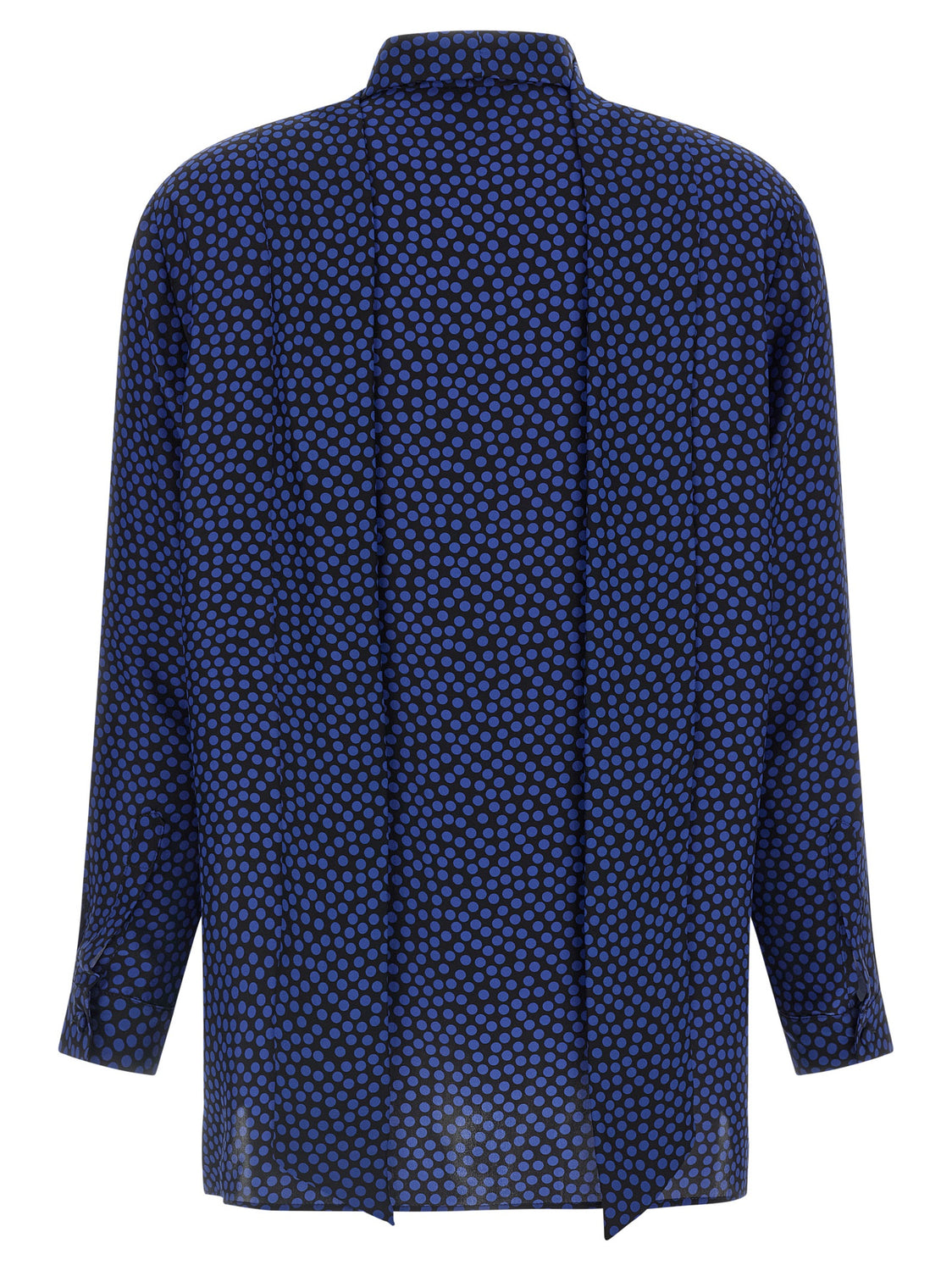 Blue Silk Blouse