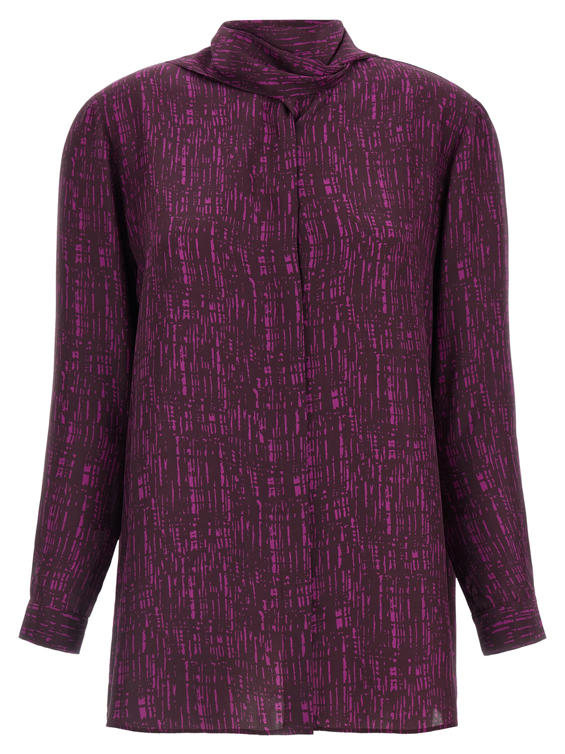 Purple Silk Blouse