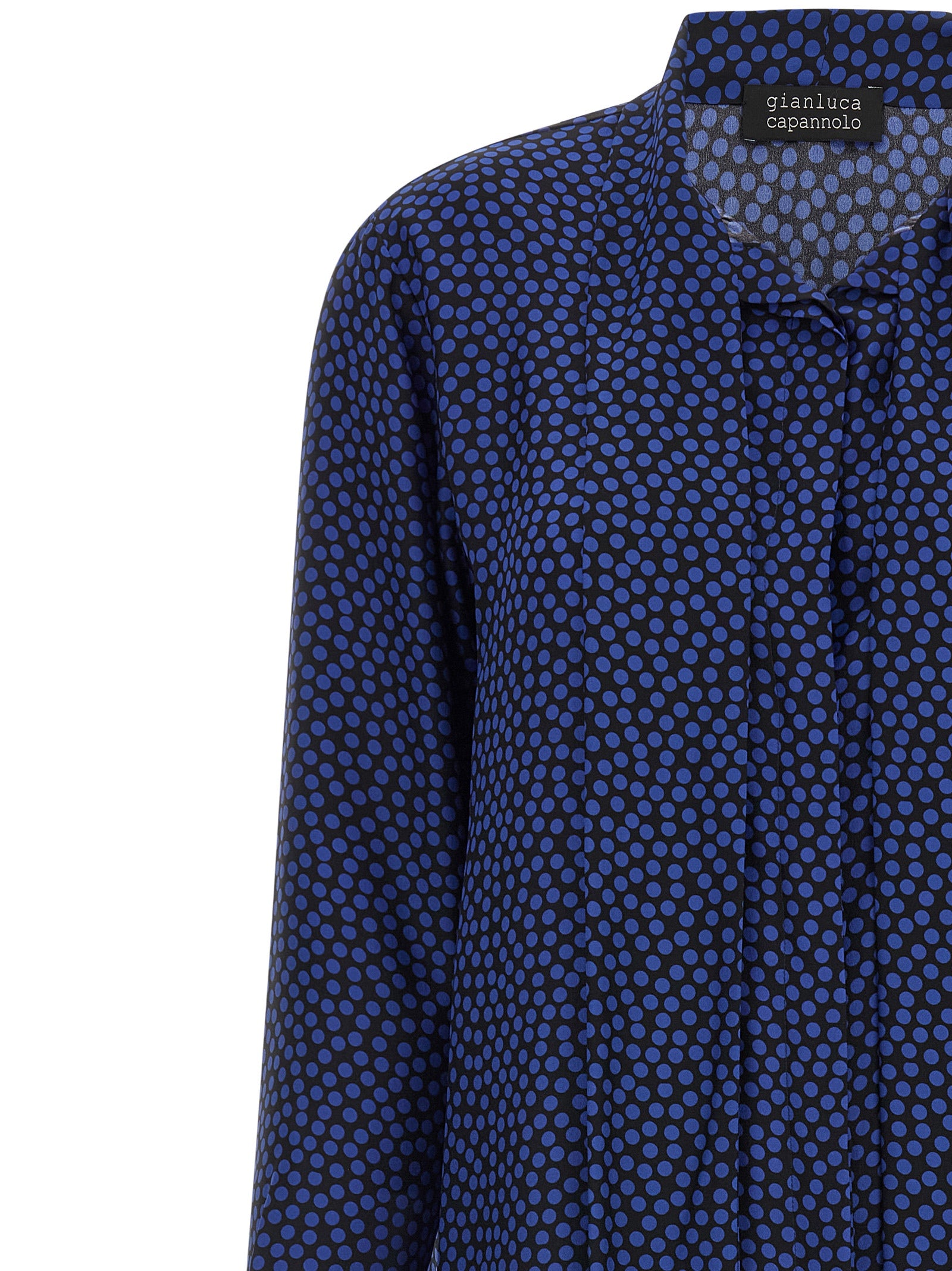Blue Silk Blouse