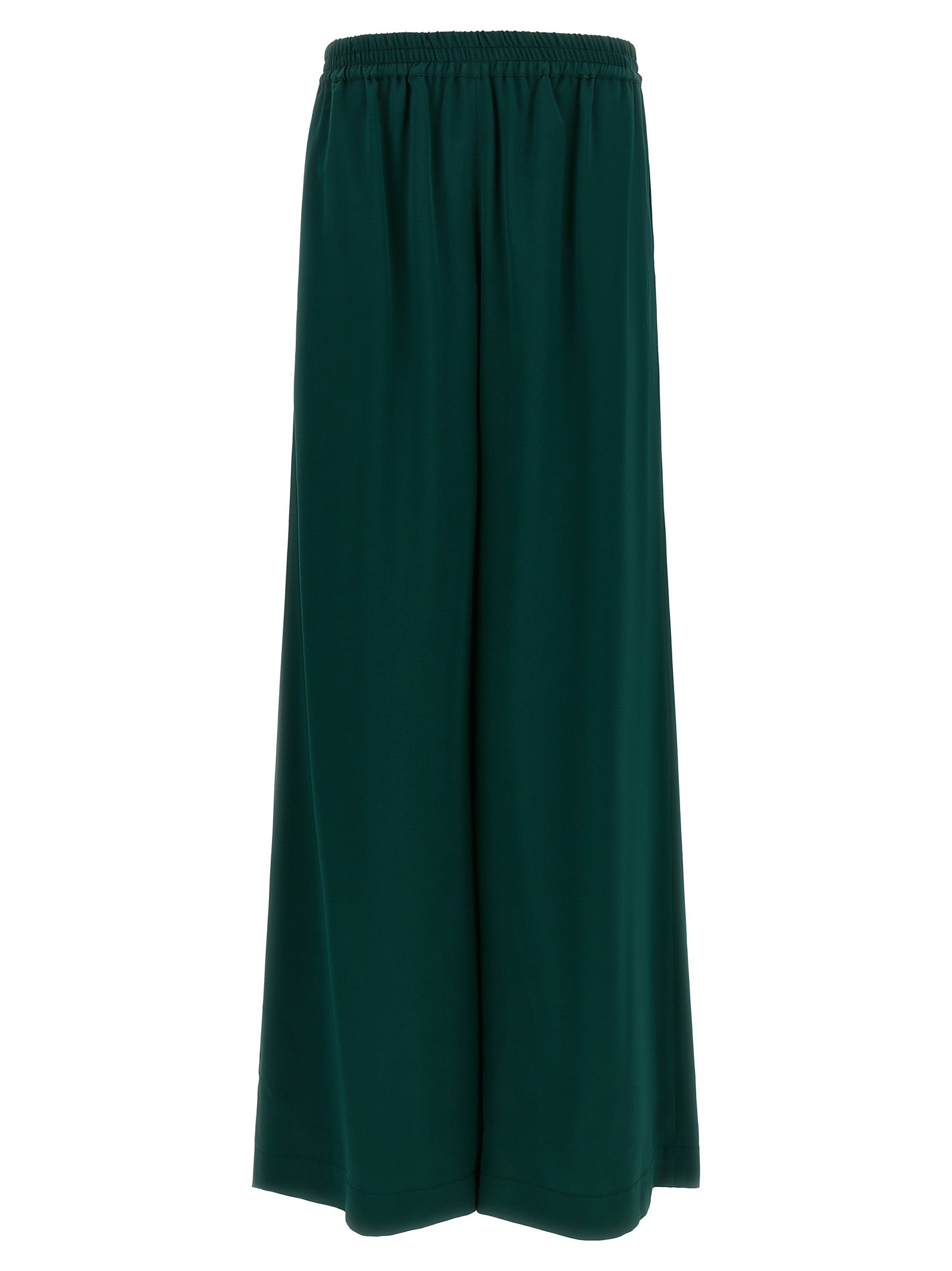 Bicolor Viscose Casual Pants